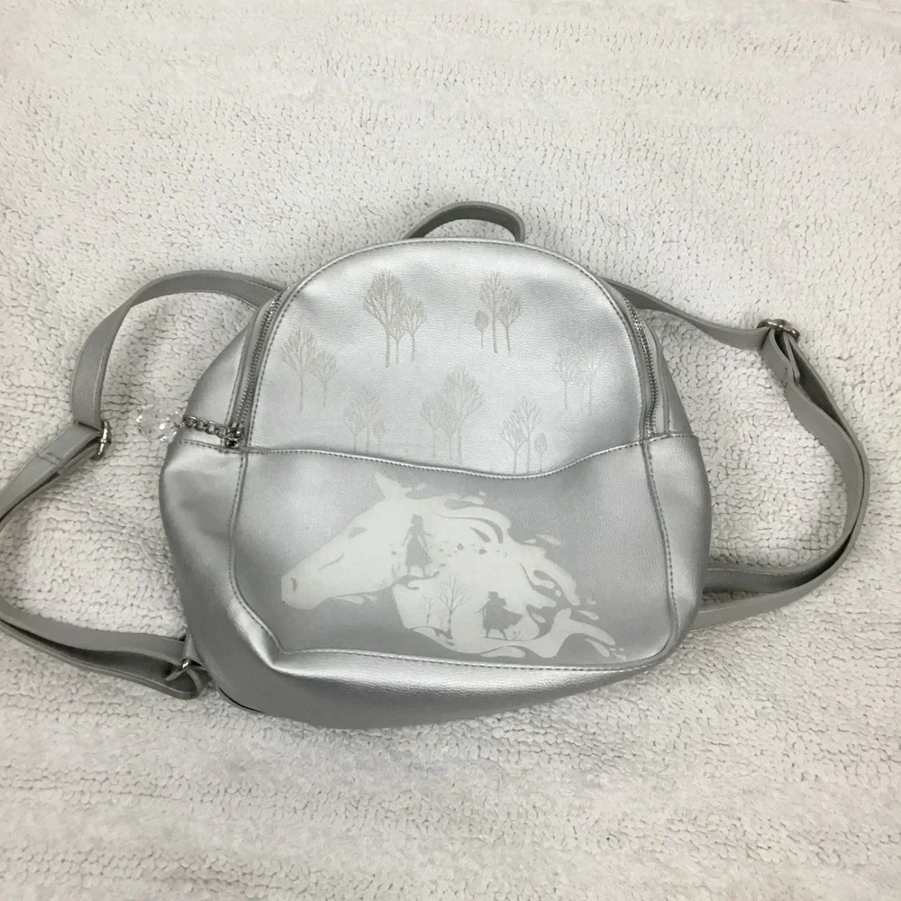 Danielle Nicole FROZEN 2 Freeze Silver Backpack - Picture 4 of 13